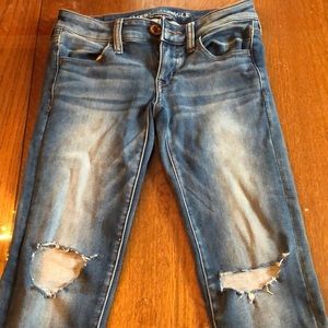 American Eagle destroyed skinny jeans